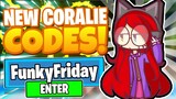 ALL NEW *CORALIE* UPDATE OP CODES! Roblox Funky Friday