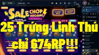 [LMHT] REVIEW SỰ KIỆN GIẢM GIÁ TRỨNG LINH THÚ NGẪU NHIÊN - MỞ 25 TRỨNG LINH THÚ VỚI GIÁ CHỈ 674RP