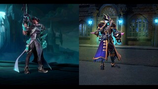 Roger new vs Roger old| Compare Skin Phantom pirate | Mlbb
