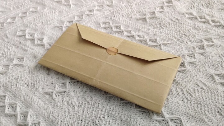 【Origami】Teach you how to fold beautiful envelopes in one minute, easy to learn without glue, just h