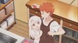 Ilya thật đáng yêu, ôm Emiya Shirou và xem anh ấy làm thịt hamburger