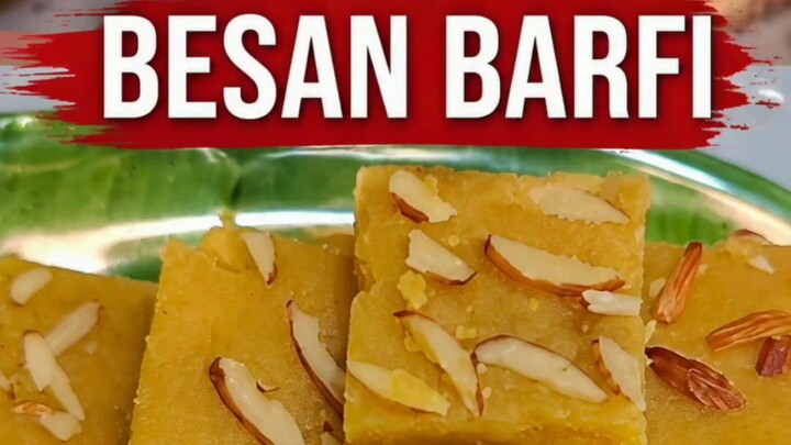 BesanBesan Barfi Recipe | Indian Gram Flour Fudge | 印度鹰嘴豆粉奶糕 | 简单印度传统甜.