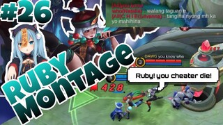 Ruby Montage #26 // am I using Map Hack? // MLBB√