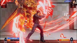 KOF15　チャンピオン　草薙京　大逆転１５Hitコンボ　５月１７日ギース参戦決定