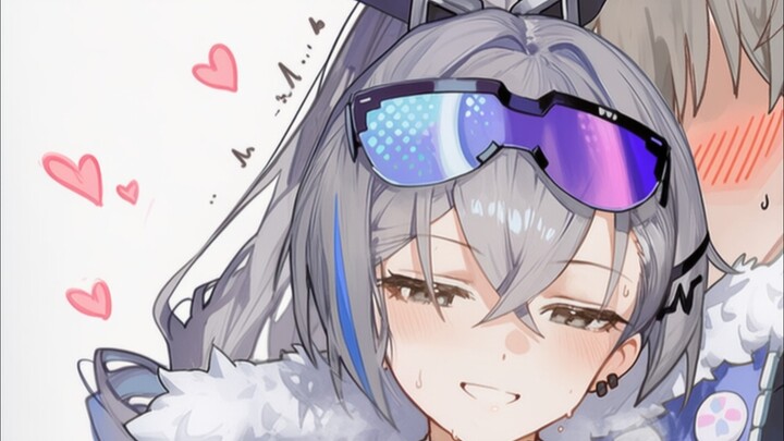 Silver Wolf ❤️ Give me all your EXP! This wolf is about to ascend on the spot 🆙