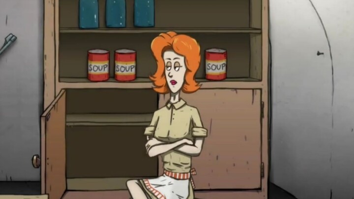 This mom single-handedly devoured all the food at the shelter!