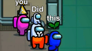 ท่ามกลางพวกเราช่วงเวลาที่ตลกแต่ Imposter เป็น Dumb Noob 6