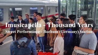 A THOUSAND YEARS - Street Performance - IMUSICAPELLA from the Philippines - Bochum (Germany) Station