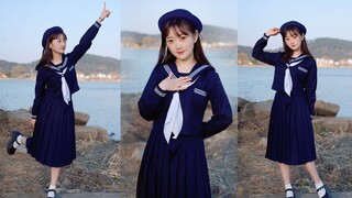 这么可爱真是抱歉！❤ ꒰⑅•ᴗ•⑅꒱ 海边水手服