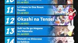 nih daftar¹ anime yang bakal liris bulan juli