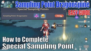 How to Find Sampling Point Dragonspine Genshin Impact