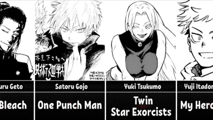 Karakter Jujutsu Kaisen yang Digambar oleh Mangaka Lain