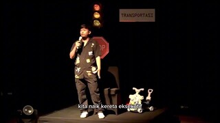 stand up comedypertama kali teman naik kereta