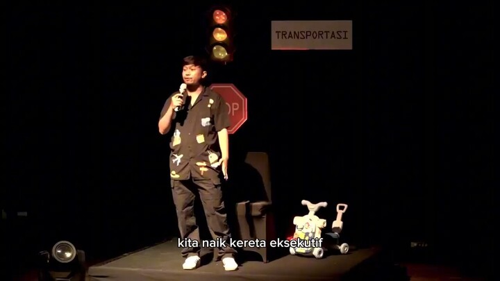 stand up comedypertama kali teman naik kereta