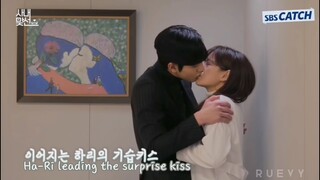 [ENG] Their first kiss scene #behindthescenes #businessproposal #ahnhyoseop #kimsejeong #bts