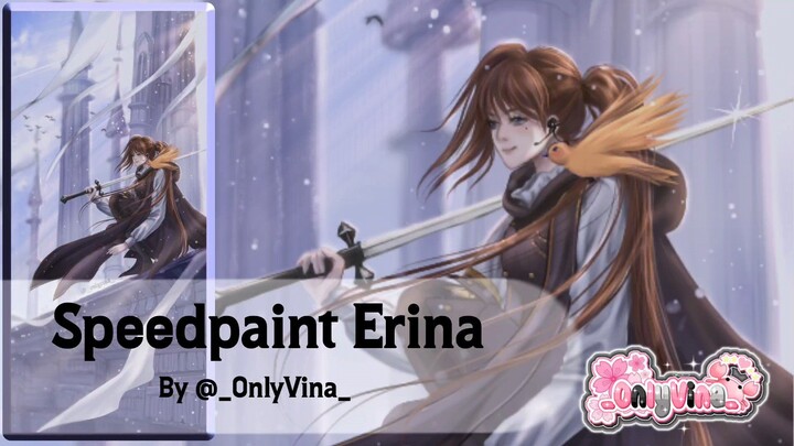 speedpaint of my OC=Erina in winter!