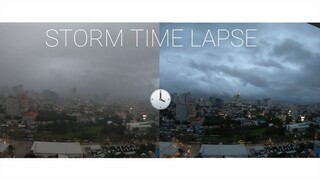 STORM TIME LAPSE IN CEBU|CEBU CITY PHILIPPINES