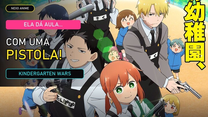 ELA DÁ AULA COM UMA PISTOLA! | Kindergarten WARS em 1 minuto