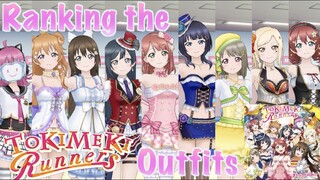 Ranking the TOKIMEKI Runners Outfits