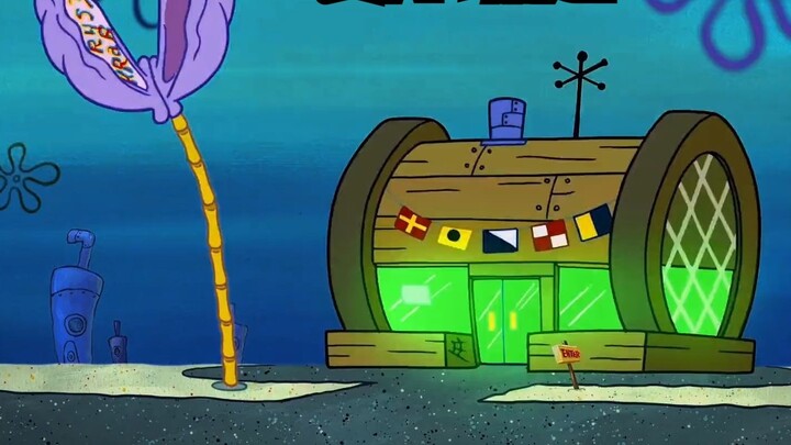 Mr. Krabs summoned countless ghosts to dance in the Krusty Krab