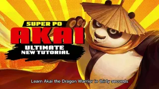 Akai as "PO" Kung Fu Panda