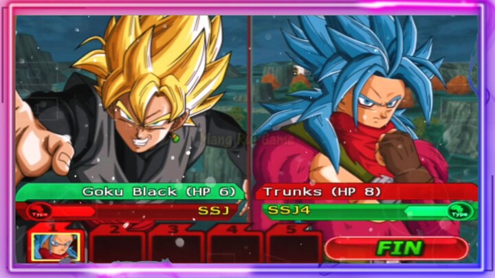 GOKU BLACK SSJ VS TRUNKS SSJ4 - DB MOD ANDROID GAMEPLAY