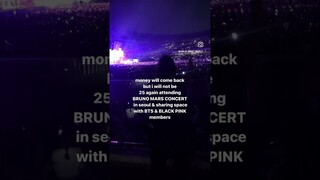 BRUNO MARS, BTS & ME AT THE SAME PLACE OMG🥹#brunomars #seoulconcert #bts #kpopindustry