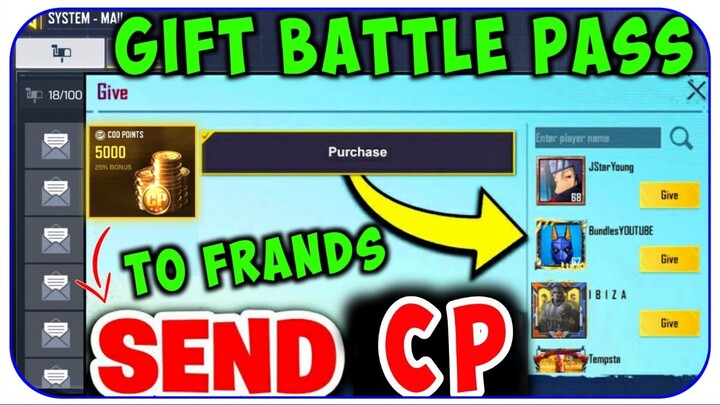 Finally Battle Pass or CP Send to Friends Option Coming in COD Mobile | New UI Changes in Season 4