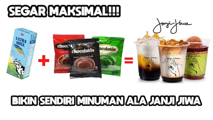 SEGAR MAKSIMAL!!! BIKIN SENDIRI MINUMAN ALA JANJI JIWA!! PAS UNTUK BUKA PUASA!