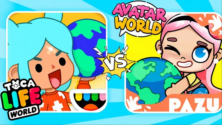 Avatar World VS Tocaboca World - Which is better #tocaboca #avatarworldgame - sano
