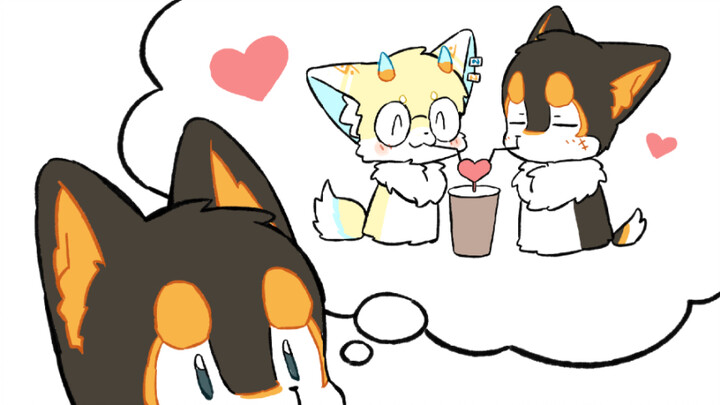 [Plush Roommate Daily Life] The second cup of couple’s milk tea is half price!