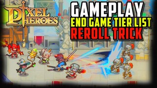[Tier List Reroll Guide] Pixel Heroes (Android) CBT Gameplay