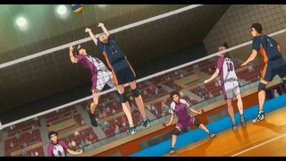 Haikyu  karasuno vs shiratorizawa