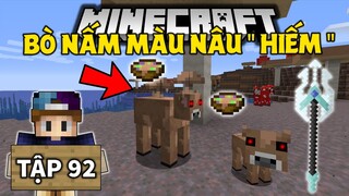 THỬ THÁCH SINH TỒN MINECRAFT 1.15 | Tập 92 | Truy Tìm Bò Nấm Màu Nâu Hiếm Nhất Minecraft Và Bắt Về !