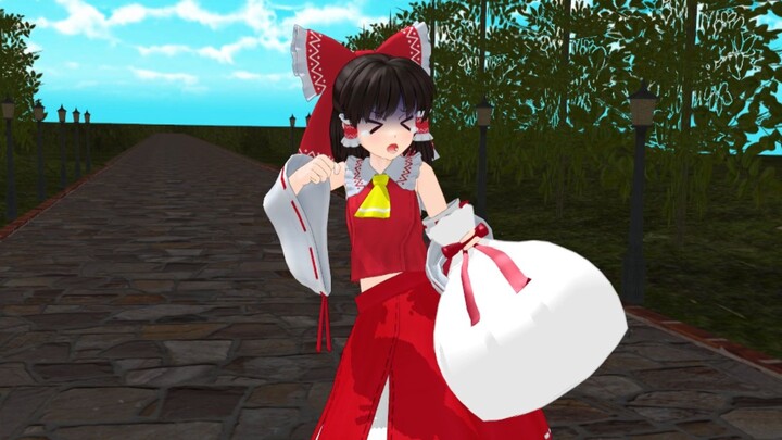 【Touhou MMD Chinese subtitles】The cute robber in paradise (tea movie)