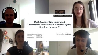 Much Gracias: Semi-supervised Code-switch Detection for Spanish-English: How far can we get?(teaser)