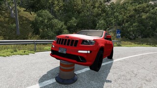 Cars vs Bollards - BeamNG.drive