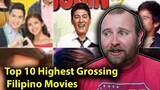 Top 10 Highest Grossing Filipino Movies REACTION