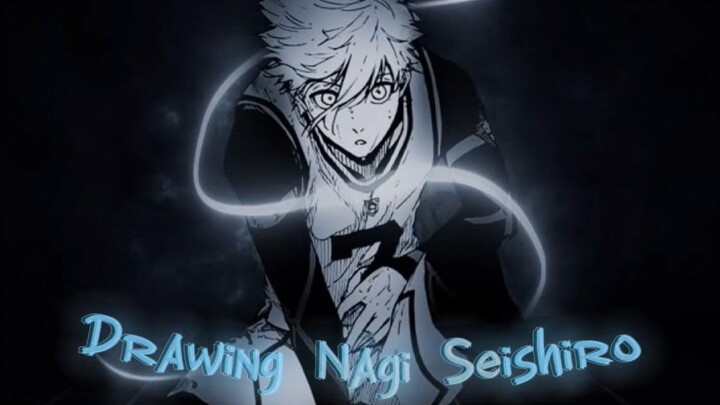 Menggambar Nagi Seishiro dari anime Blue lock⚽