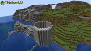 Tôi Xây Dựng Hồ Màu Hồng Trong Minecraft Hardcore #funnygame