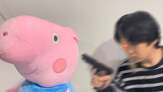 乔治：感觉身后不对劲~（开枪!