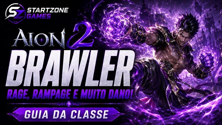 AION 2 Brawler Nova Classe com Rage, Rampage e Muito Dano!