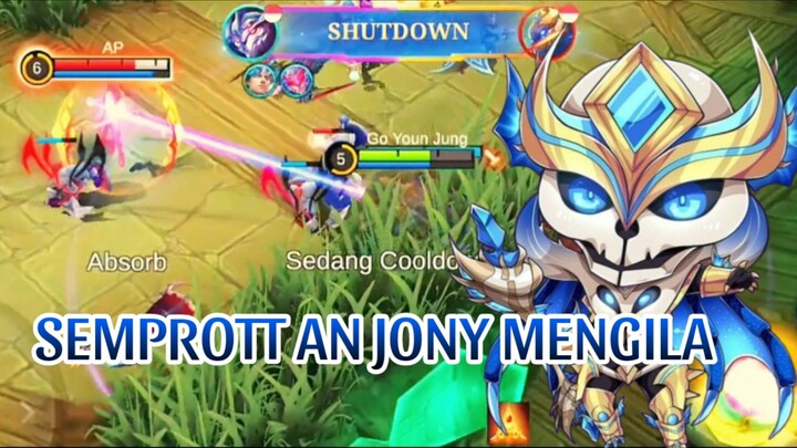 SEMPROT AN JONY MENGILA!!!