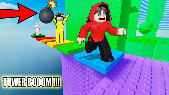 Yuta, Mio Dan Baby Celine Kesal Naik Tower Bomb Ketemu Troller  ROBLOX