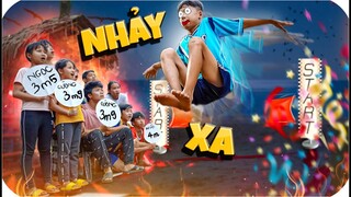 Tony | Thử Thách Nhảy Xa Ăn Kem Chiên - Long Jump