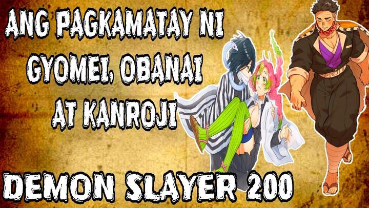 Gyomei,Obanai and Kanroji's death | Demon slayer 200 | Kimetsu no yaiba tagalog