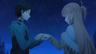 "The happiest thing about Kirito is that he met Asuna, and Asuna still loves him"