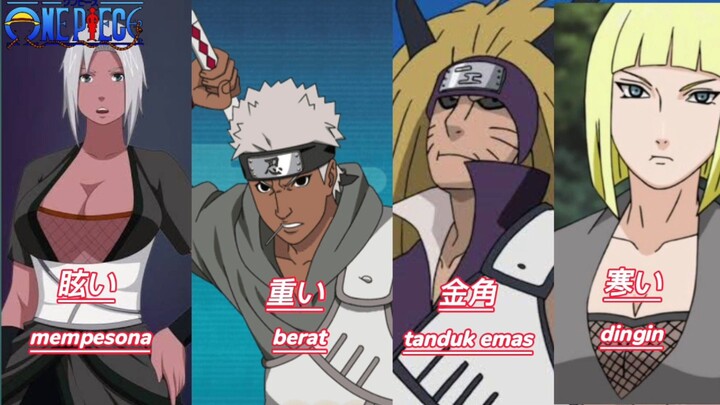 Beberapa Arti Nama Shinobi Kumogakure-Naruto