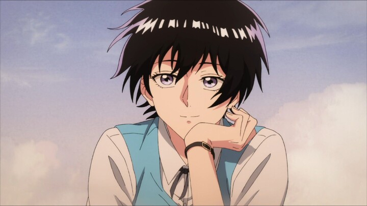 Short hair + glasses