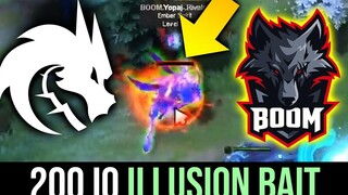 TSpirit vs BOOM — 200 IQ ภาพลวงตา BAIT บน Doom